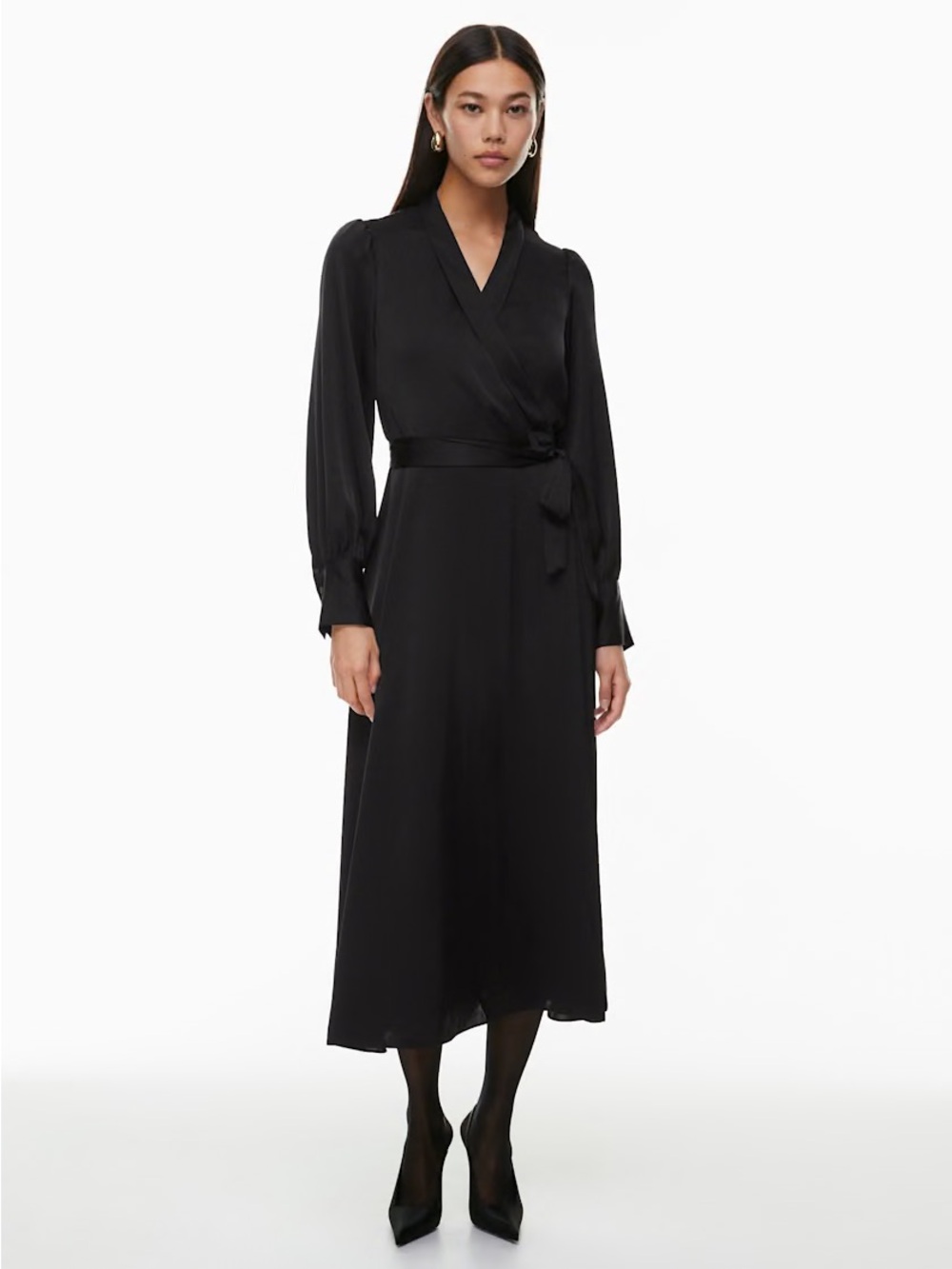 🖤NEW🖤 Babaton Hyde Satin Midi Dress